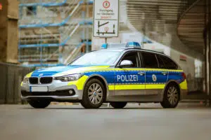 Unfall mit Polizeiauto