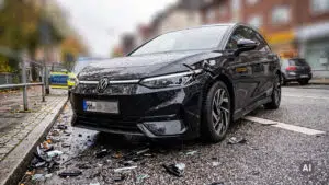 Unfall mit Neuwagen