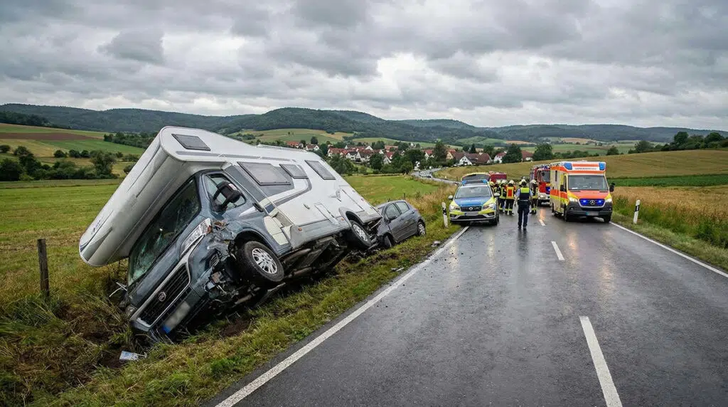Unfall mit Wohnmobil