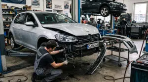 Reparaturkosten nach Unfall // Symbolbild